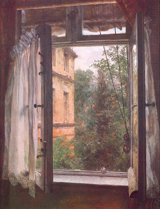 View from a Window in the Marienstrasse, Adolph von Menzel